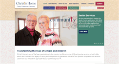 Desktop Screenshot of christshome.org